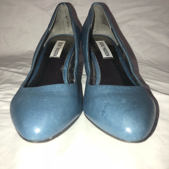 Steve Madden Sadee Blue short heel - Picture 8 of 8